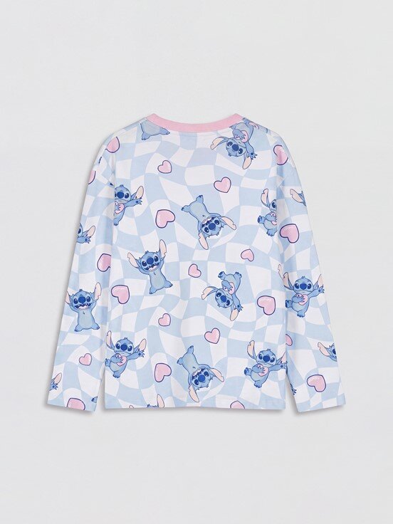 Pijama Takım BEYAZ BASKILI