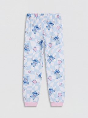 Pijama Takım BEYAZ BASKILI