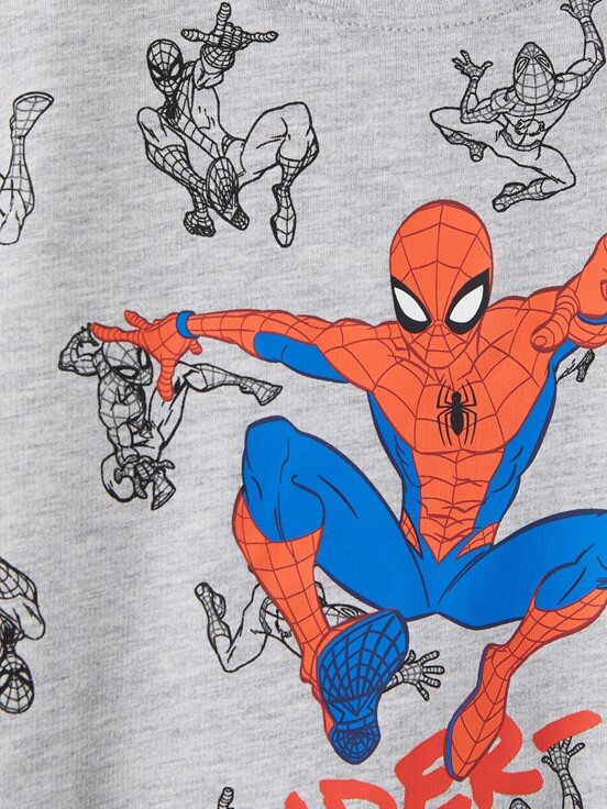 Pijama Takım GRİ MELANJ BASKILI
