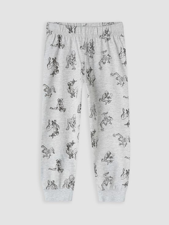 Pijama Takım GRİ MELANJ BASKILI