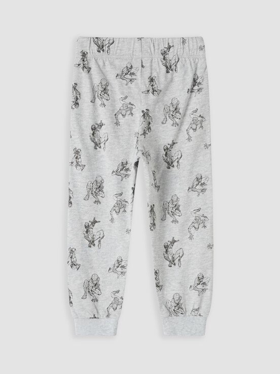 Pijama Takım GRİ MELANJ BASKILI