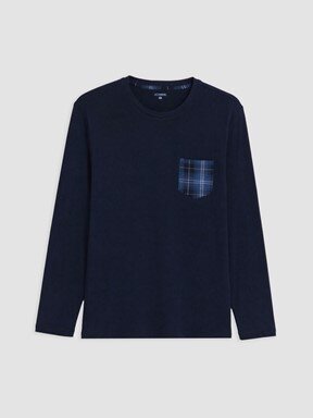Pijama Takım LACİVERT BASKILI
