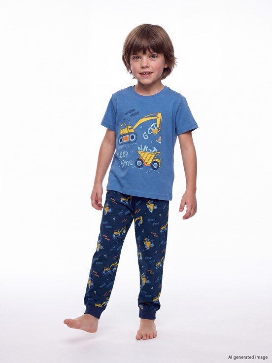 Pijama Takım MAT MAVİ