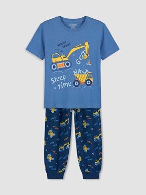 Pijama Takım MAT MAVİ