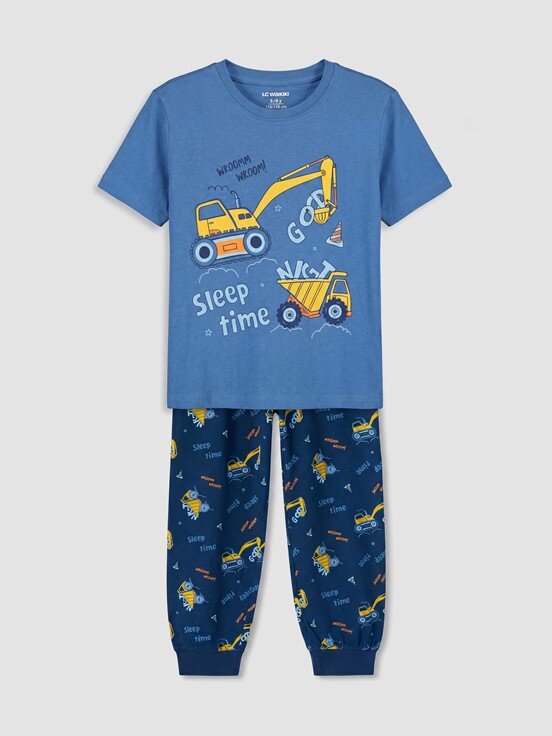 Pijama Takım MAT MAVİ