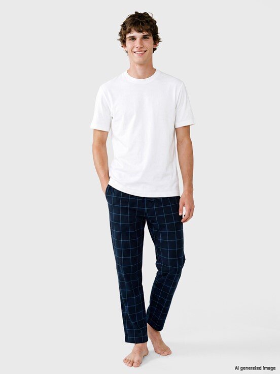 Pijama Alt LACİVERT BASKILI