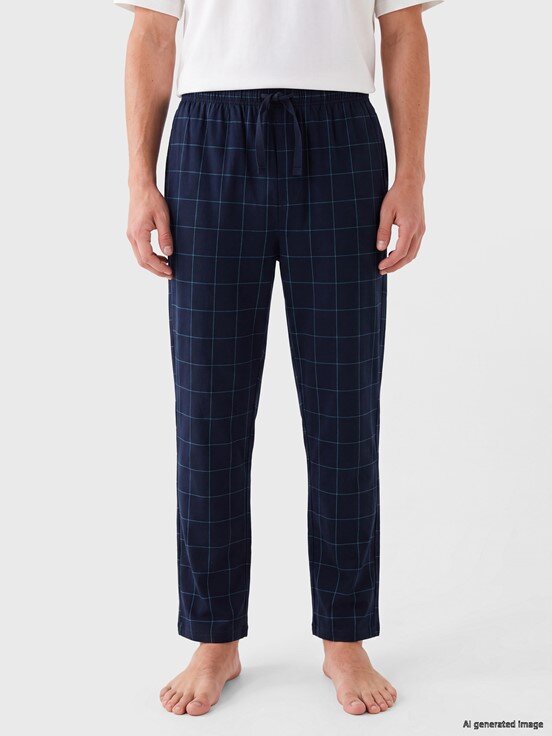 Pijama Alt LACİVERT BASKILI
