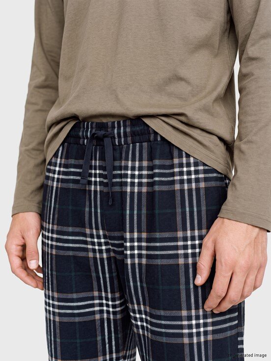 Pijama Alt LACİVERT BASKILI