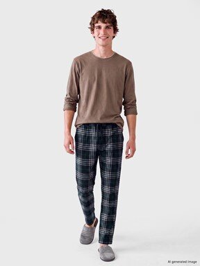 Pijama Alt LACİVERT BASKILI