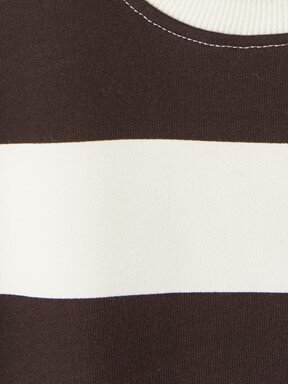 Sweatshirt AÇIK BEJ BASKILI