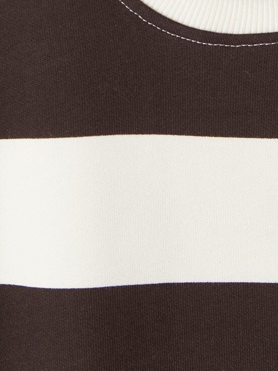 Sweatshirt AÇIK BEJ BASKILI