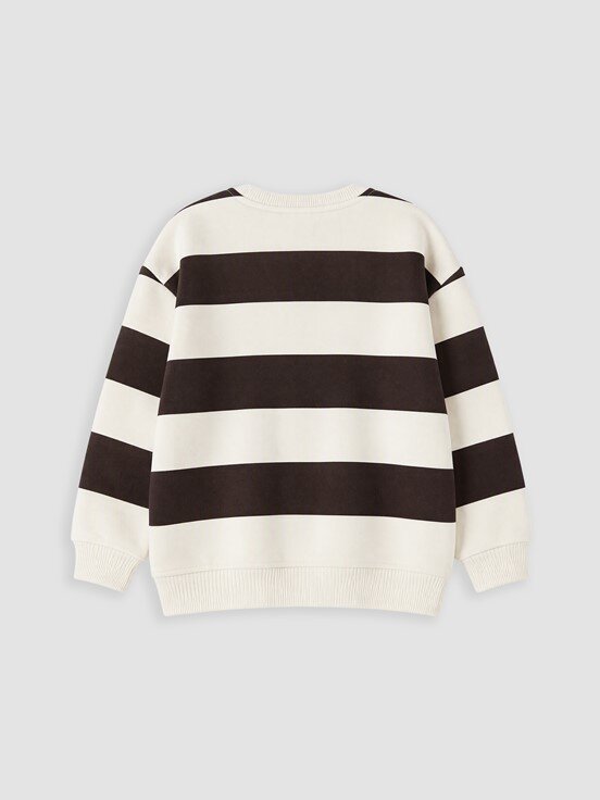 Sweatshirt AÇIK BEJ BASKILI
