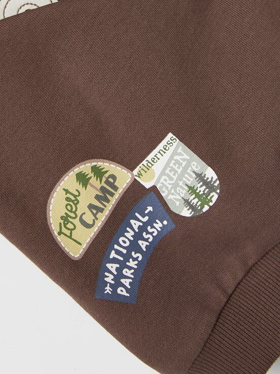 Sweatshirt KAHVERENGİ