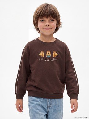 Sweatshirt KOYU KAHVERENGİ