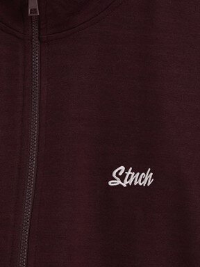Fermuarlı Sweatshirt BORDO