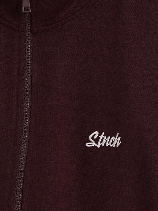Fermuarlı Sweatshirt BORDO