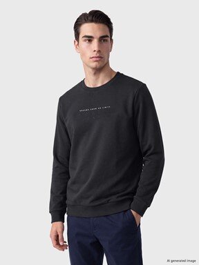 Sweatshirt KOYU HAKİ