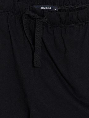 Pijama Takım SİYAH BASKILI