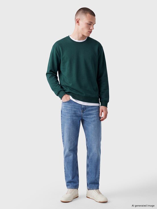Sweatshirt KOYU YEŞİL