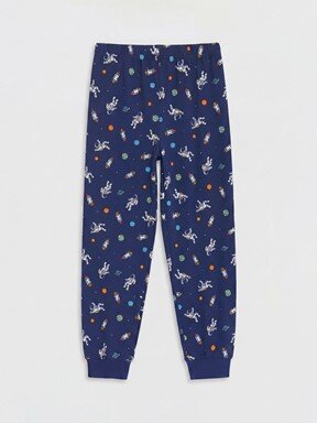 Pijama Takım LACİVERT BASKILI