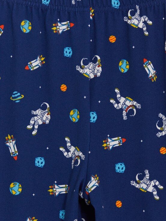 Pijama Takım LACİVERT BASKILI