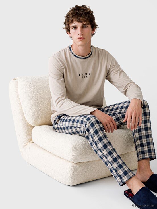 Pijama Takım AÇIK GRİ BASKILI