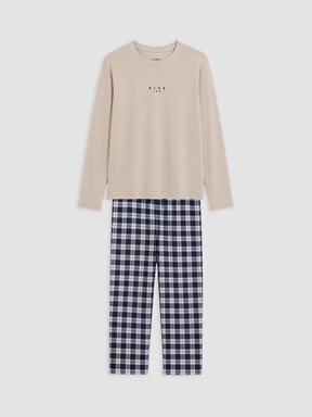 Pijama Takım AÇIK GRİ BASKILI