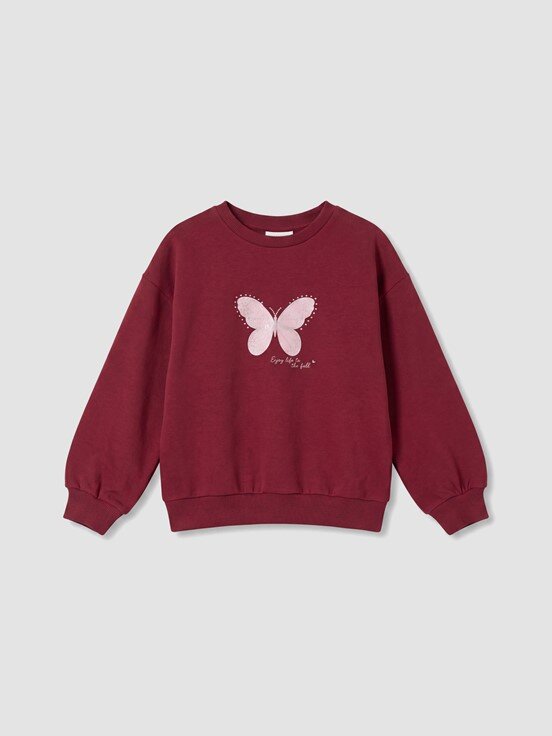 Sweatshirt AÇIK BORDO