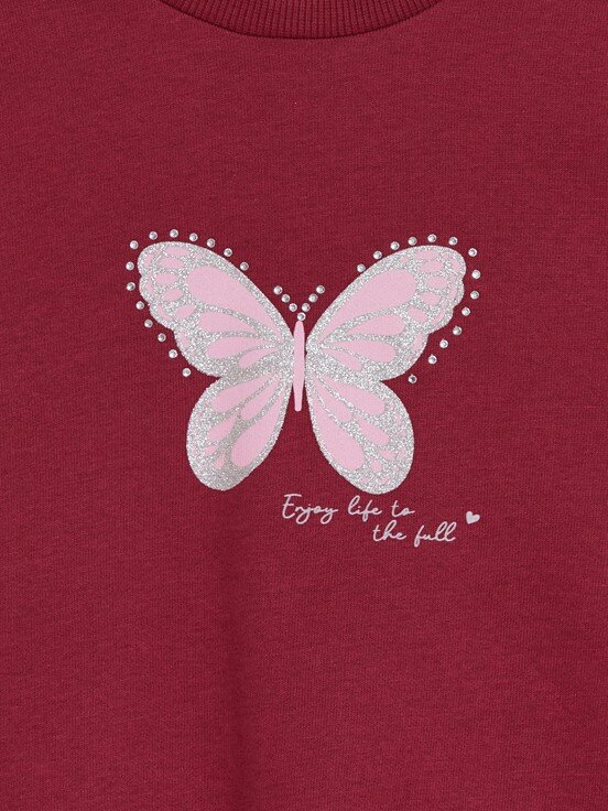 Sweatshirt AÇIK BORDO
