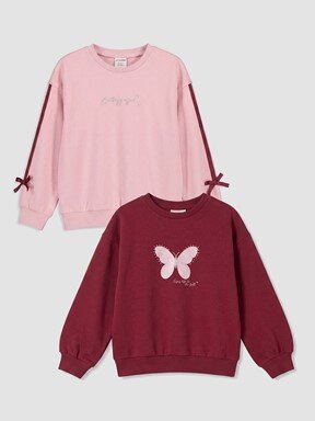 Sweatshirt AÇIK BORDO