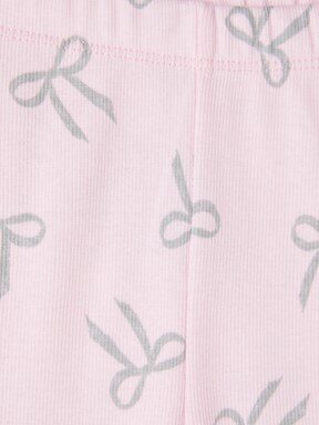 Pijama Alt PEMBE BASKILI