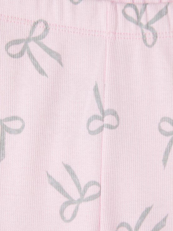 Pijama Alt PEMBE BASKILI