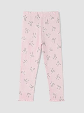 Pijama Alt PEMBE BASKILI