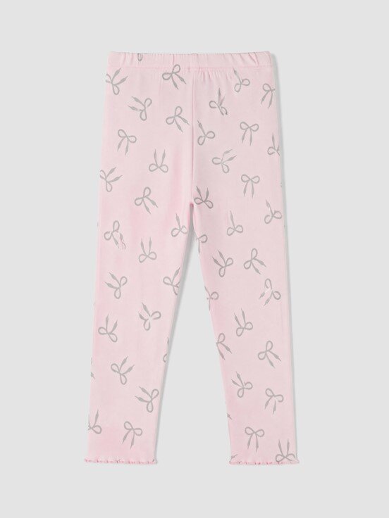 Pijama Alt PEMBE BASKILI
