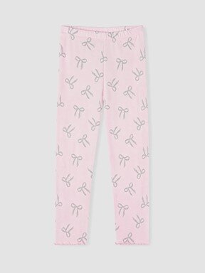 Pijama Alt PEMBE BASKILI