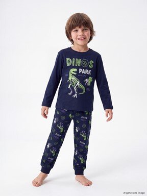 Pijama Takım LACİVERT
