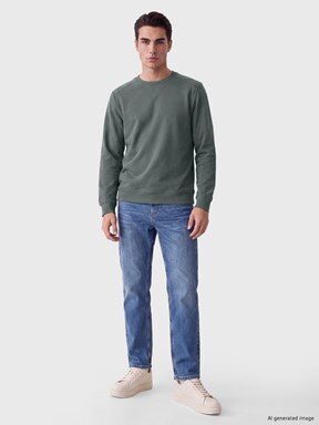 Sweatshirt MAT YEŞİL