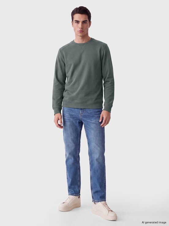 Sweatshirt MAT YEŞİL