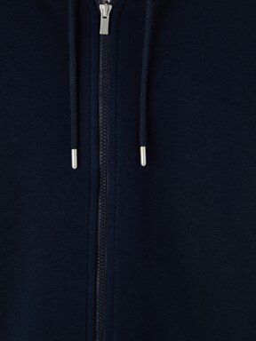 Fermuarlı Sweatshirt LACİVERT