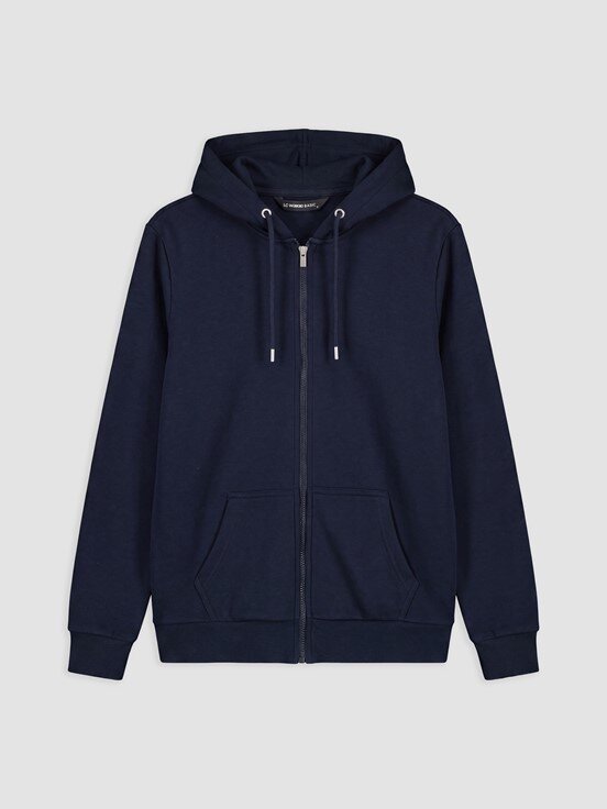 Fermuarlı Sweatshirt LACİVERT