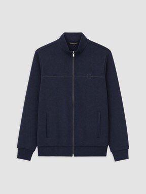 Fermuarlı Sweatshirt LACİVERT