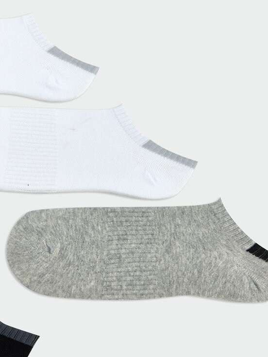 Sneaker Çorap KARIŞIK RENK İPLİĞİ BOYALI