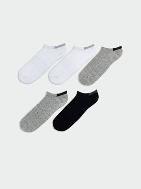 Sneaker Çorap KARIŞIK RENK İPLİĞİ BOYALI