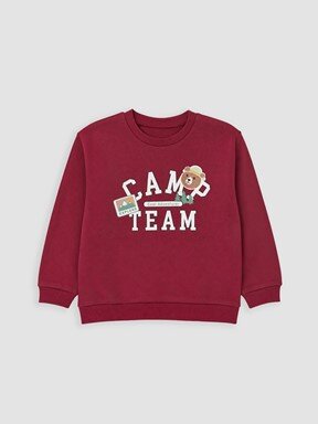 Sweatshirt AÇIK BORDO