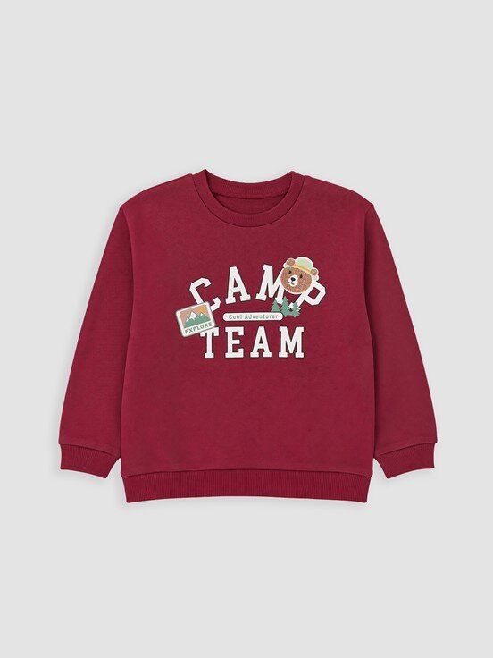 Sweatshirt AÇIK BORDO