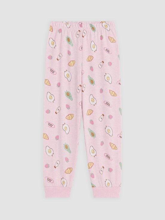 Pijama Takım AÇIK PEMBE BASKILI
