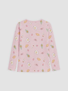 Pijama Takım AÇIK PEMBE BASKILI