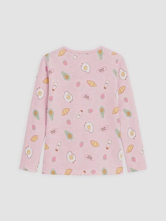 Pijama Takım AÇIK PEMBE BASKILI