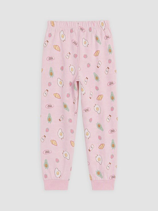 Pijama Takım AÇIK PEMBE BASKILI