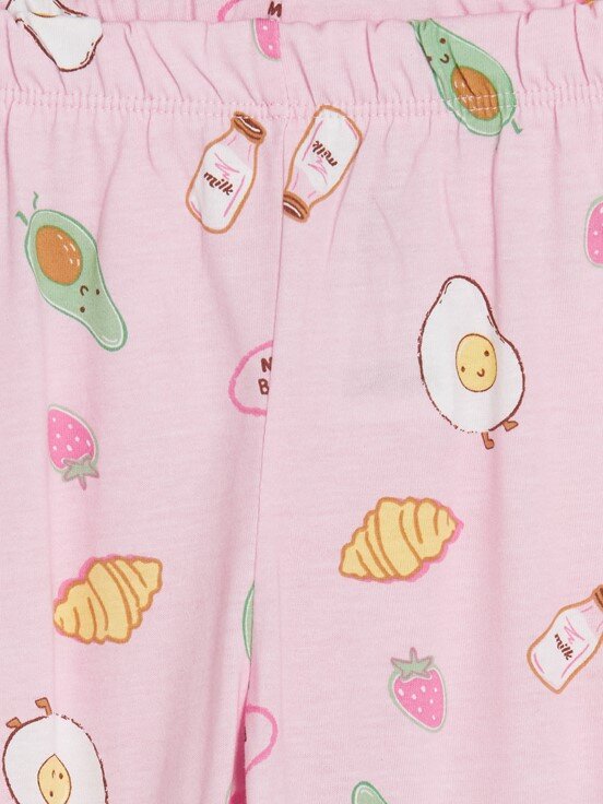 Pijama Takım AÇIK PEMBE BASKILI